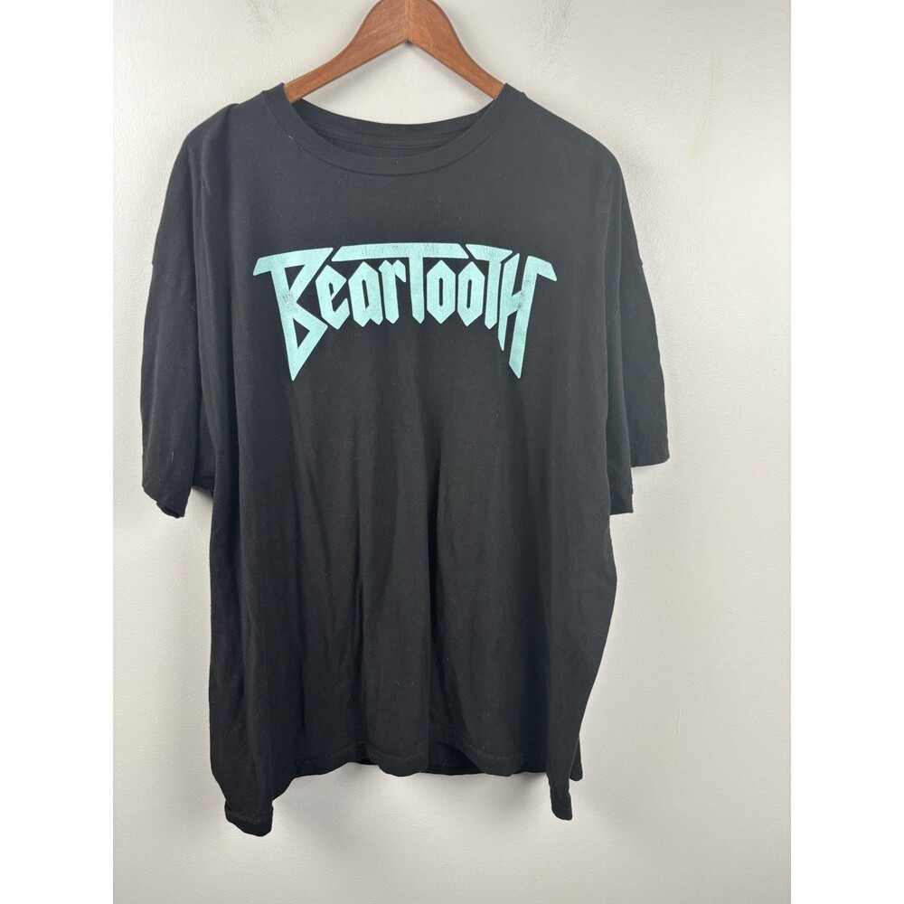 Beartooth Band Shirt Mens 2XL Black Teal Snake On My Back Graphic Tee